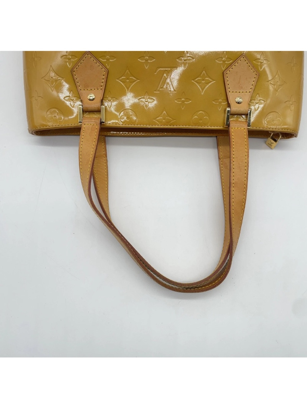 Louis Vuitton Yellow Patent Monogram Tote - Picture 13 of 16